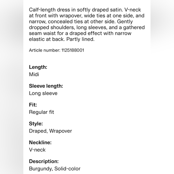 NWOT Wrap Front Dress - Picture 3 of 4